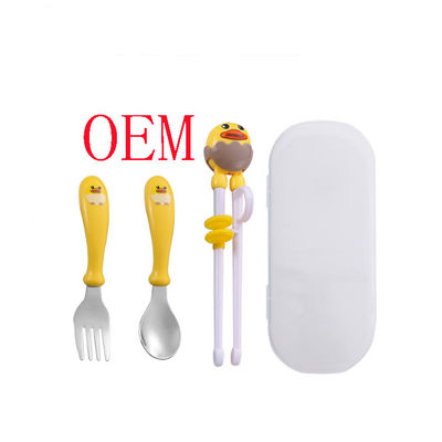 Custom Spoon Lucu Silikon Anak-anak Anak-anak Pelatih Bisa dicuci Dapat digunakan kembali di rumah Belajar Bayi Kartun Belajar Pelatihan Dapat digunakan kembali