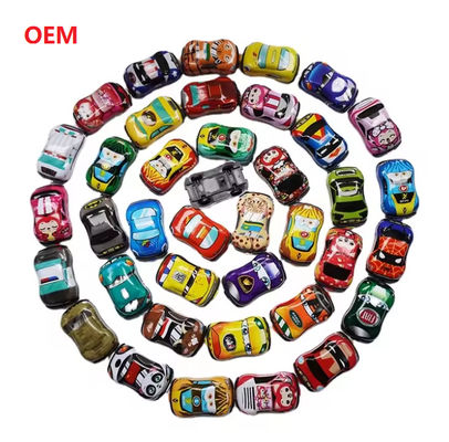 Permainan Mobil Pull Back Plastik Warna Disesuaikan Untuk Anak-anak Hanya OEM