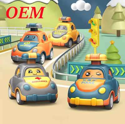 Custom Plastic Toy PVC Tarik Kembali Mainan Mobil Dengan Desain Disesuaikan