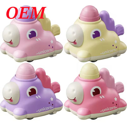 Cute Cartoon Press dan Go Mobil Mainan tahan lama aman anak-anak