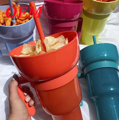Kontainer popcorn dengan ember popcorn yang aman