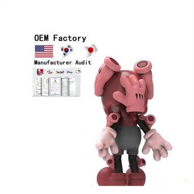 Dibuat dari PVC Lembut OEM Seni Vinyl Tokoh Desainer Custom Tokoh Mainan
