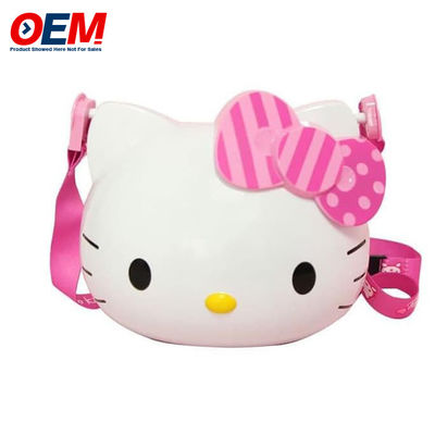 OEM Desain Plastik ABS Bahan Kartun Popcorn Bucket / Unicorn Kawaii Popcorn Bucket