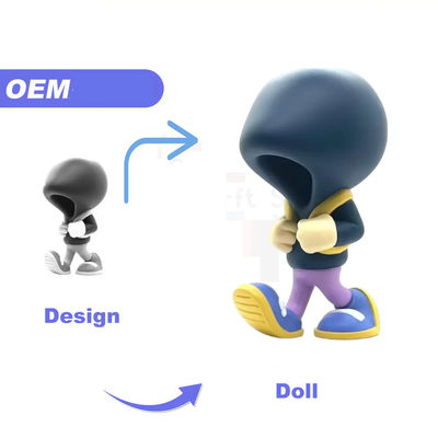 Figur aksi cetak 3D Kustom OEM Mainan Vinyl PVC Patung Seni Desain yang Dapat Disesuaikan