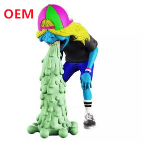 Tokoh Seni Custom Vinyl resin OEM Poly PVC Plastik Toys Action Figure