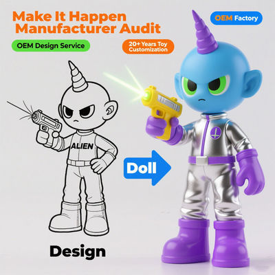 Mainan PVC Kustom OEM Profesional dengan Pengalaman 20 Tahun Ukuran yang Disesuaikan dan Tema Film & TV